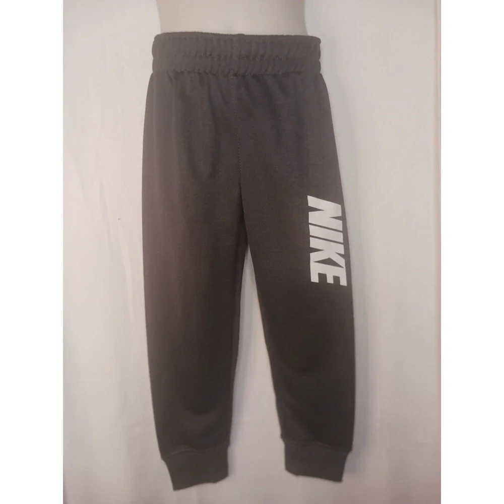 Nike Dri Fit Boys Pull On Athletic Pants Size 7 Black Heather